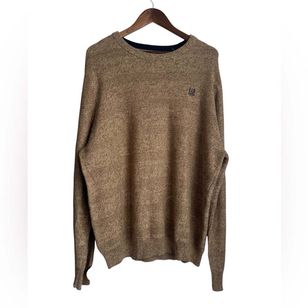 Chaps Men's Tan Crewneck Pullover Sweater XL